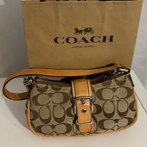 Coach signature small handbag